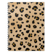 Spiral notebook met luipaard notitieboek (Voorkant)