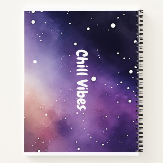 Spiral Notebook met Ontspannen Sfeer Notitieboek (Achterkant)