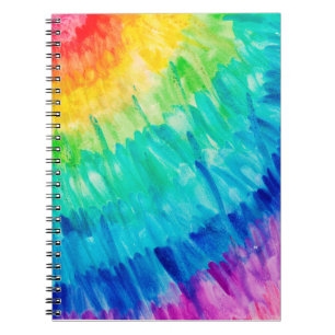 Spiral notebook met originele geverfde illustratie notitieboek
