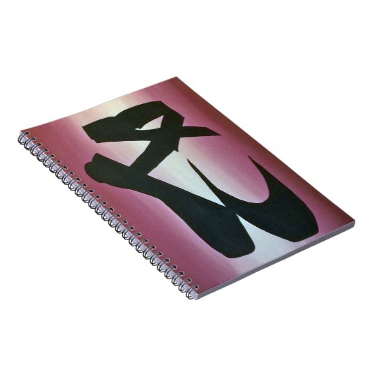 Spiral notebook met slippers notitieboek (Rechterzijde)