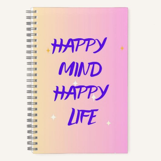 Spiral Notebook – Motivational Journal Notitieboek (Voorkant)