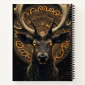Spiral Notebook – Mystic Deer Guardian | Fantasy A Notitieboek (Achterkant)