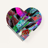 Spiral Notebook – Neon Pulse Notitieboek (Voorkant)