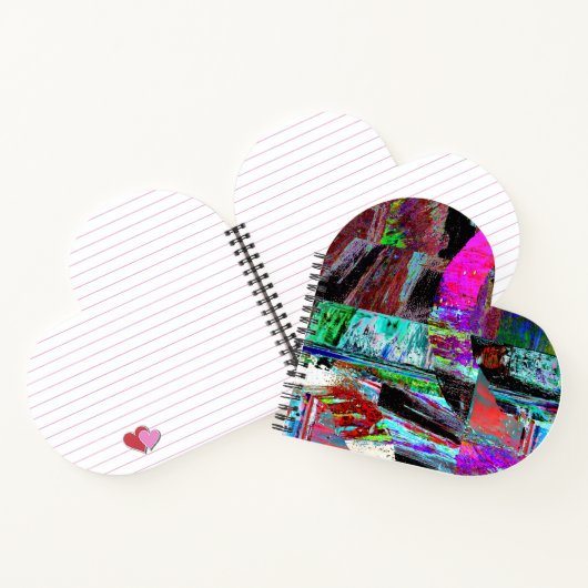 Spiral Notebook – Neon Pulse Notitieboek (Binnen)