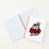 Spiral Notebook 'No Rules Just Vibes' Notitieboek (Binnen)