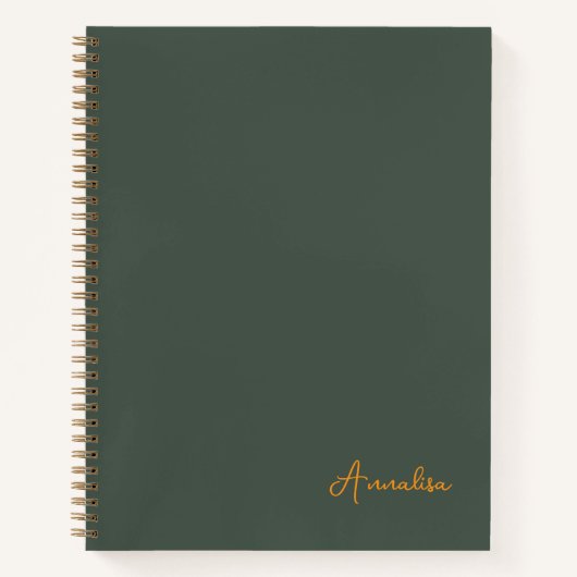 Spiral Notebook, Personalized Gift Notitieboek (Voorkant)
