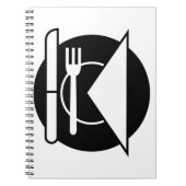 Spiral notebook plaatsen notitieboek (Voorkant)