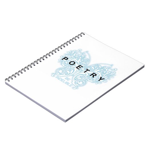 Spiral notebook - Poetry Journal Notitieboek (Linkerzijde)