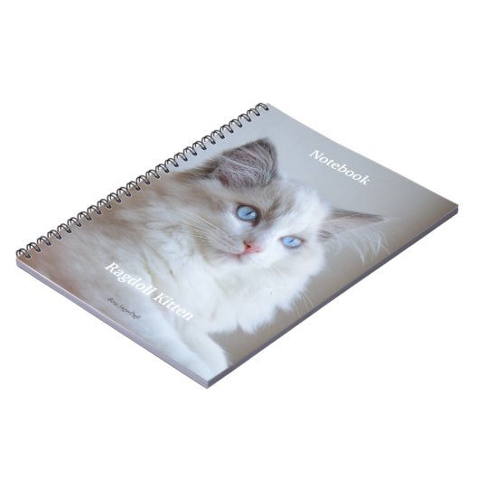 Spiral notebook - Ragdoll Kitten Boris SugarPuffs Notitieboek (Linkerzijde)