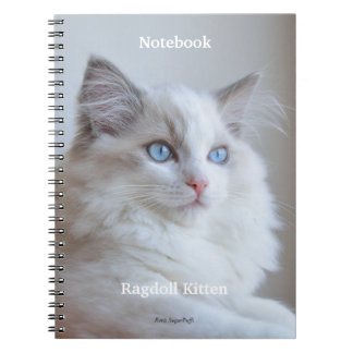 Spiral notebook - Ragdoll Kitten Boris SugarPuffs Notitieboek