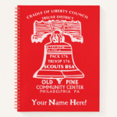 Spiral Notebook - Red (Personalized) Notitieboek (Voorkant)