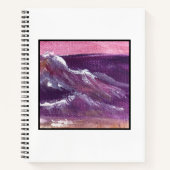 Spiral notebook "Sunset Wave" Notitieboek (Voorkant)