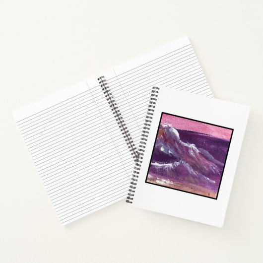Spiral notebook "Sunset Wave" Notitieboek (Binnen)