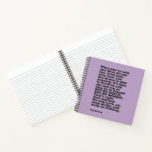 Spiral notebook van Peg Streep "Not My Circus" Notitieboek (Binnen)