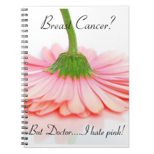 Spiral notebook voor borstkanker overleving notitieboek