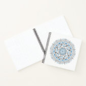 Spiral Notebook w/ Blue Mandala Design Notitieboek (Binnen)