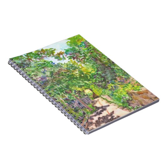 Spiral notebook Waterverf Engels Notitieboek (Rechterzijde)