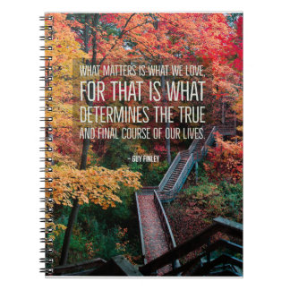 Spiral notebook "What We love" 6,5 x8,75 inch Notitieboek