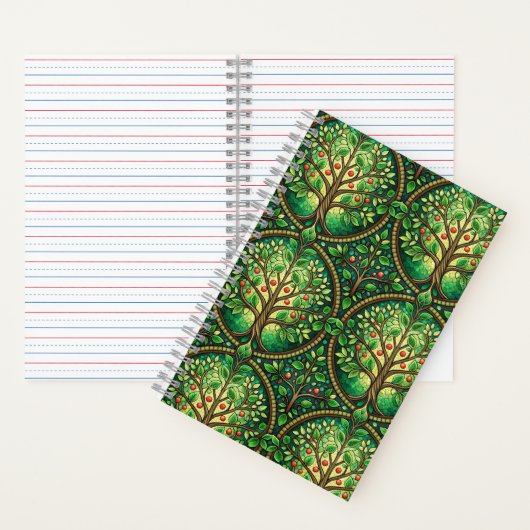 Spiral notebook with a vibrant design notitieboek (Binnen)