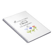 Spiral Notebook With Bible Verse Notitieboek (Rechterzijde)