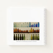 Spiral Notebook with Glass Bottle Design Notitieboek (Achterkant)