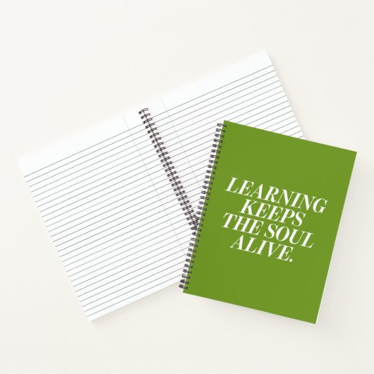 Spiral Notebook with motivational text Notitieboek (Binnen)