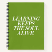 Spiral Notebook with motivational text Notitieboek (Voorkant)