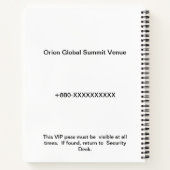 Spiral Notebooks | School | Sketch | Custom Notitieboek (Achterkant)