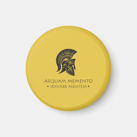 Spiral Notitieboek Aequam memento servare mentem Magneet (Voorkant)