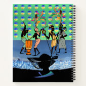 Spiral Notitieboek African Women Green (Achterkant)