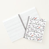 Spiral Notitieboek Barber Pole Nail Clippers (Binnen)