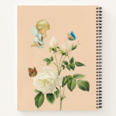 Spiral Notitieboek Beige Angel Floral Butterfly (Achterkant)