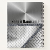 Spiral Notitieboek Bewaar handig grijs (Achterkant)