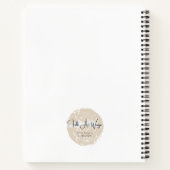 Spiral Notitieboek Blue "Junk Journaling Junkie" (Achterkant)