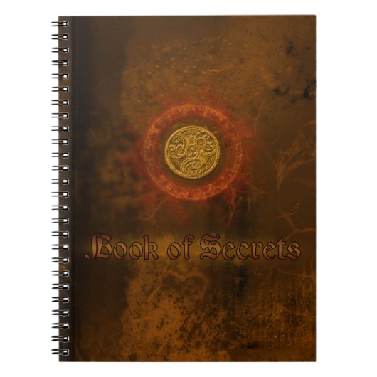 Spiral Notitieboek Book of Shadows, Medallion Desi (Voorkant)