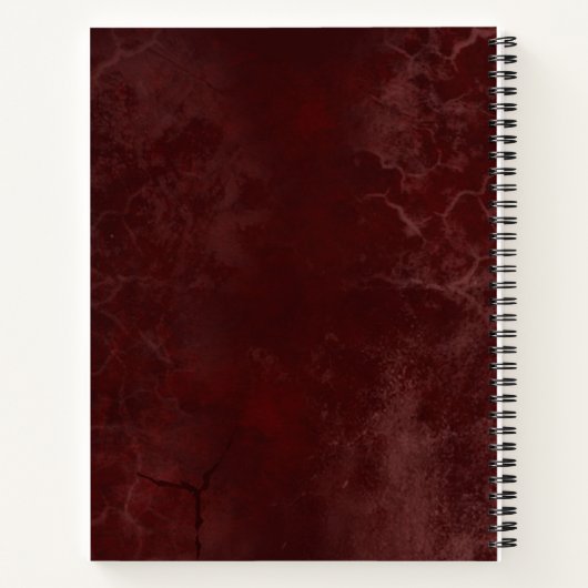 Spiral Notitieboek Book of Shadows, Rustic Design (Achterkant)