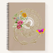 Spiral Notitieboek Butterfly Floral (Voorkant)