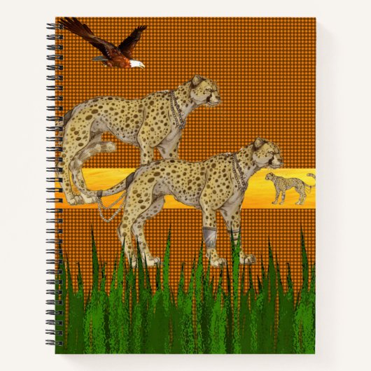 Spiral Notitieboek Cheetah (Voorkant)