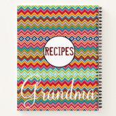 Spiral Notitieboek Chevron Recipes Grandma (Achterkant)