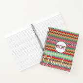 Spiral Notitieboek Chevron Recipes Grandma (Binnen)