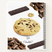 Spiral Notitieboek Chocolate Chip Cookie (Achterkant)
