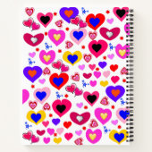 Spiral Notitieboek Colorful Hearts (Achterkant)