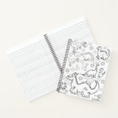 Spiral Notitieboek Coloring Dinosaur (Binnen)