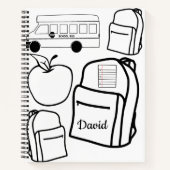 Spiral Notitieboek Colour Backpack (Voorkant)