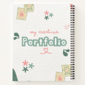 Spiral Notitieboek creërend portfolio (Achterkant)