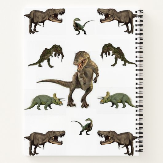 Spiral Notitieboek Dinosaur (Achterkant)