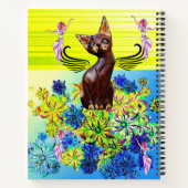 Spiral Notitieboek Fairy Kitten Floral (Achterkant)