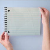 Spiral Notitieboek, gelinkt papier Flyer (Hand)