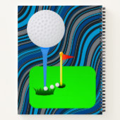 Spiral Notitieboek Golf Ball Stripe (Achterkant)