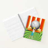 Spiral Notitieboek Golfer Golf Balls Stripe (Binnen)